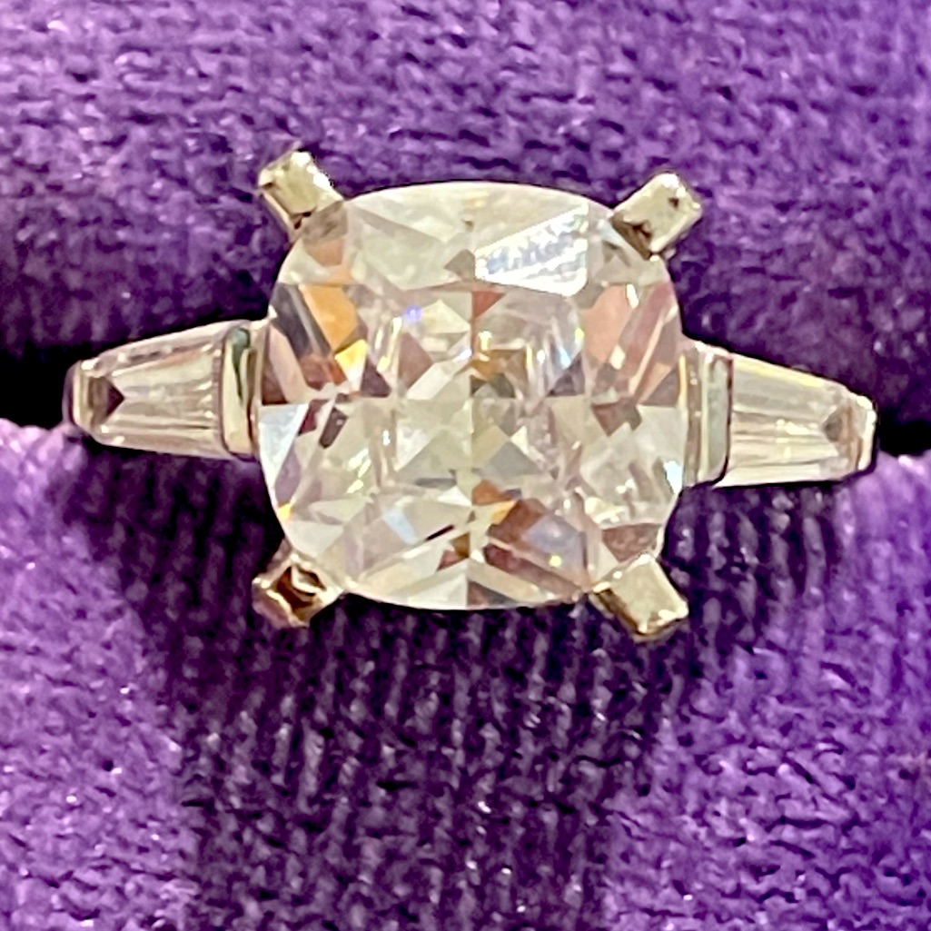 All Around Boutique Aab 925 White Topaz Solitaire Sz6 Nwot
